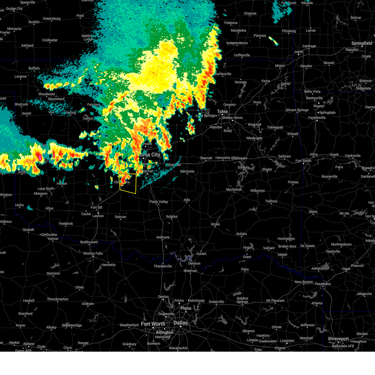 Interactive Hail Maps Hail Map for Blanchard, OK