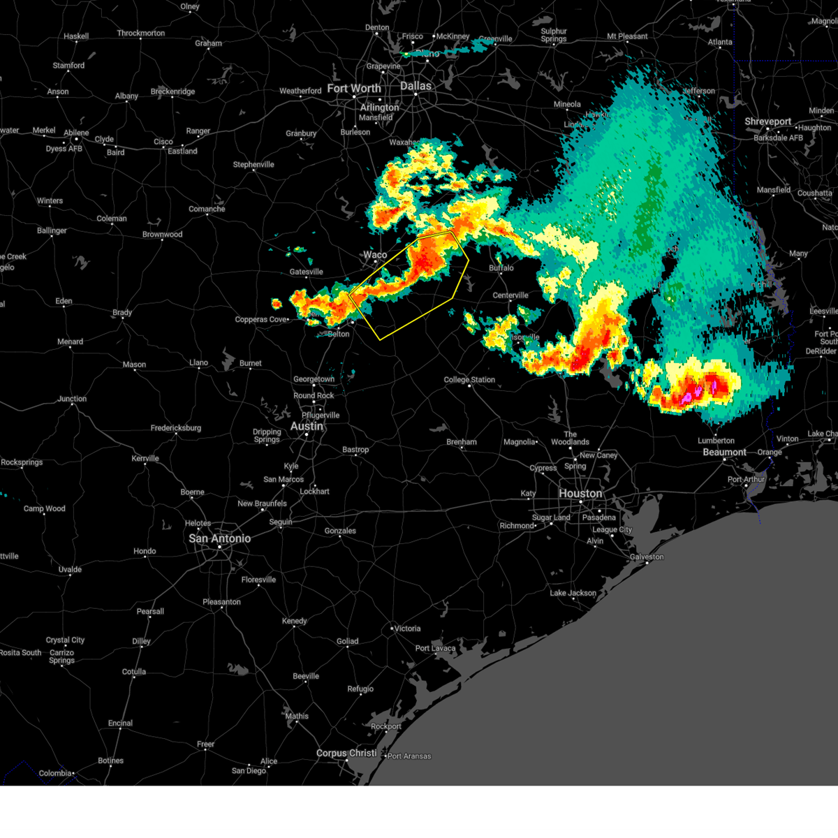 Interactive Hail Maps Hail Map for Riesel, TX