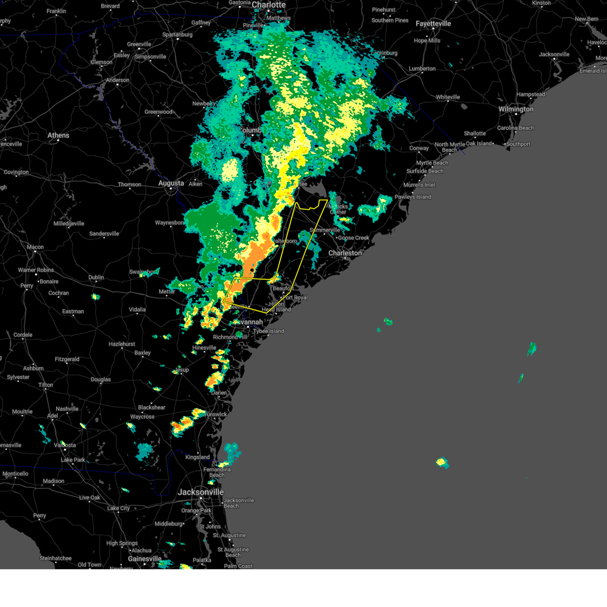 Interactive Hail Maps Hail Map for Cottageville, SC