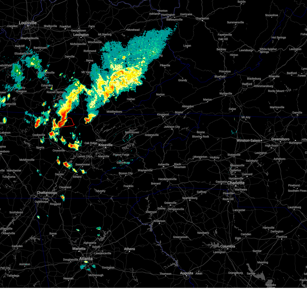 Interactive Hail Maps Hail Map for Jamestown, TN