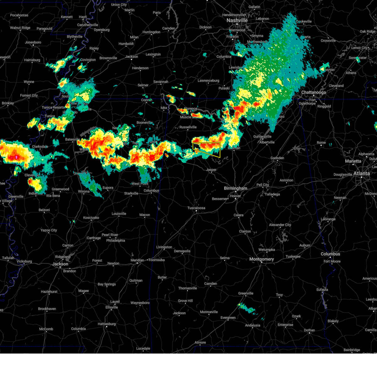 Interactive Hail Maps Hail Map for Arley, AL