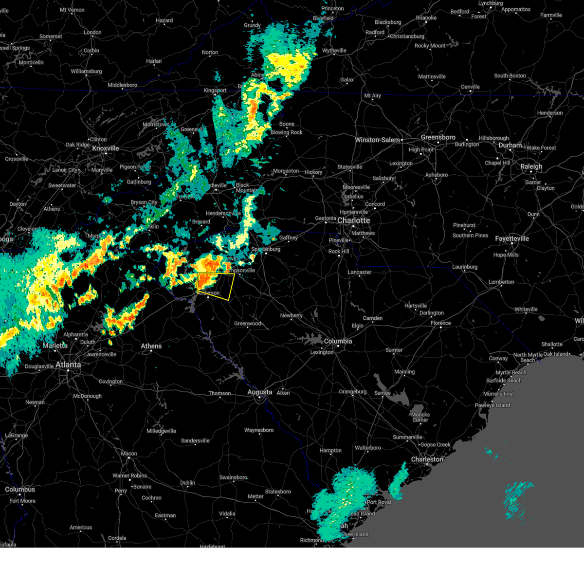 Interactive Hail Maps Hail Map for Williamston, SC