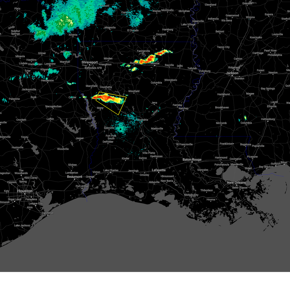 Interactive Hail Maps Hail Map for Powhatan, LA