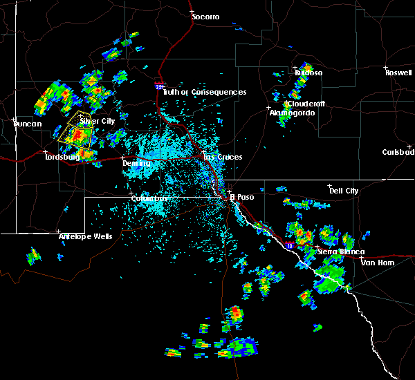 Interactive Hail Maps Hail Map for White Signal, NM