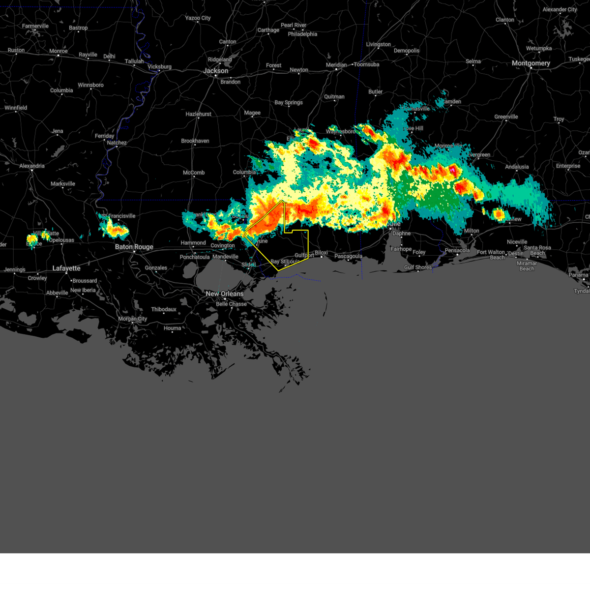 Interactive Hail Maps Hail Map for Poplarville, MS