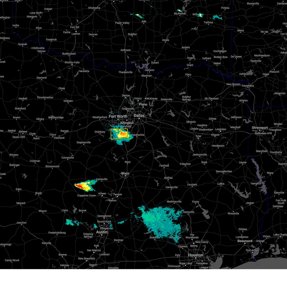 Interactive Hail Maps Hail Map for Alvarado, TX