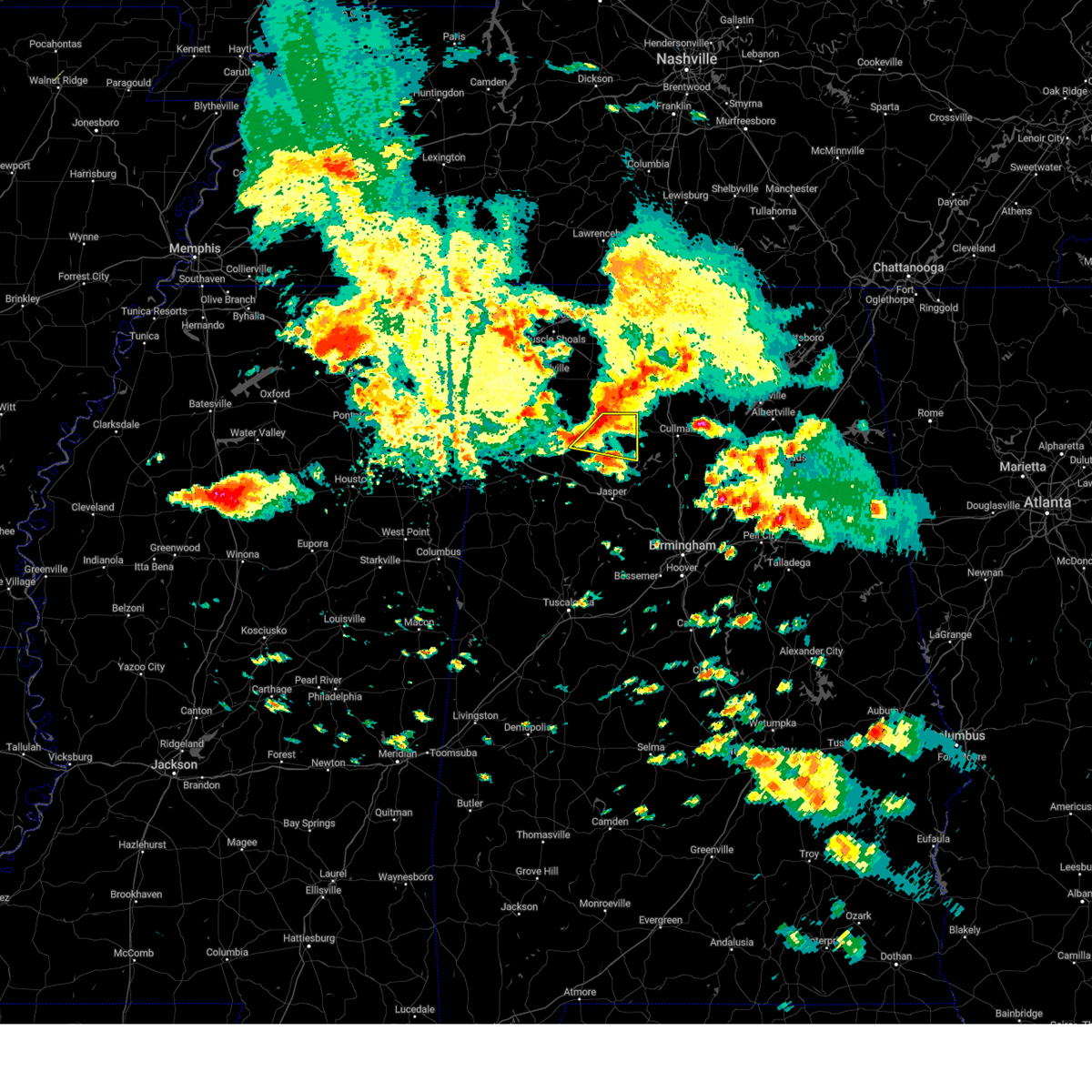 Interactive Hail Maps Hail Map for Arley, AL