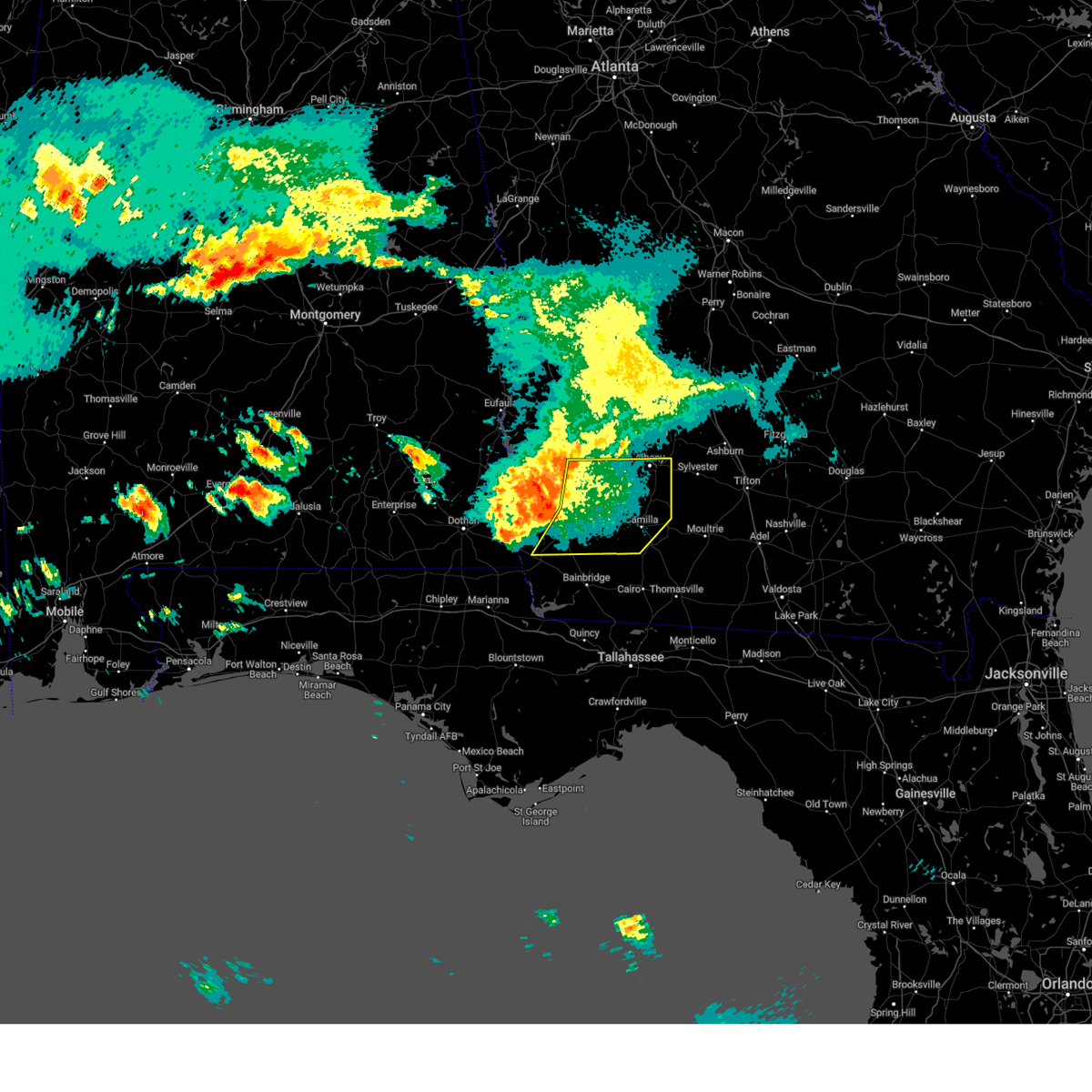 Interactive Hail Maps Hail Map for Camilla, GA