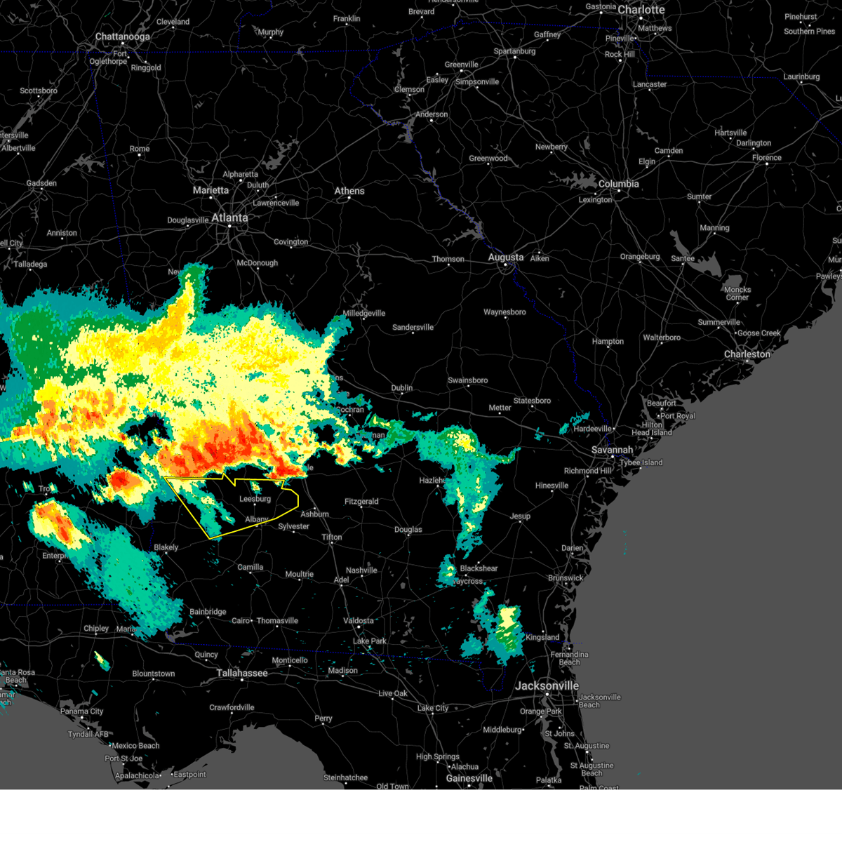 Interactive Hail Maps Hail Map for Leesburg, GA