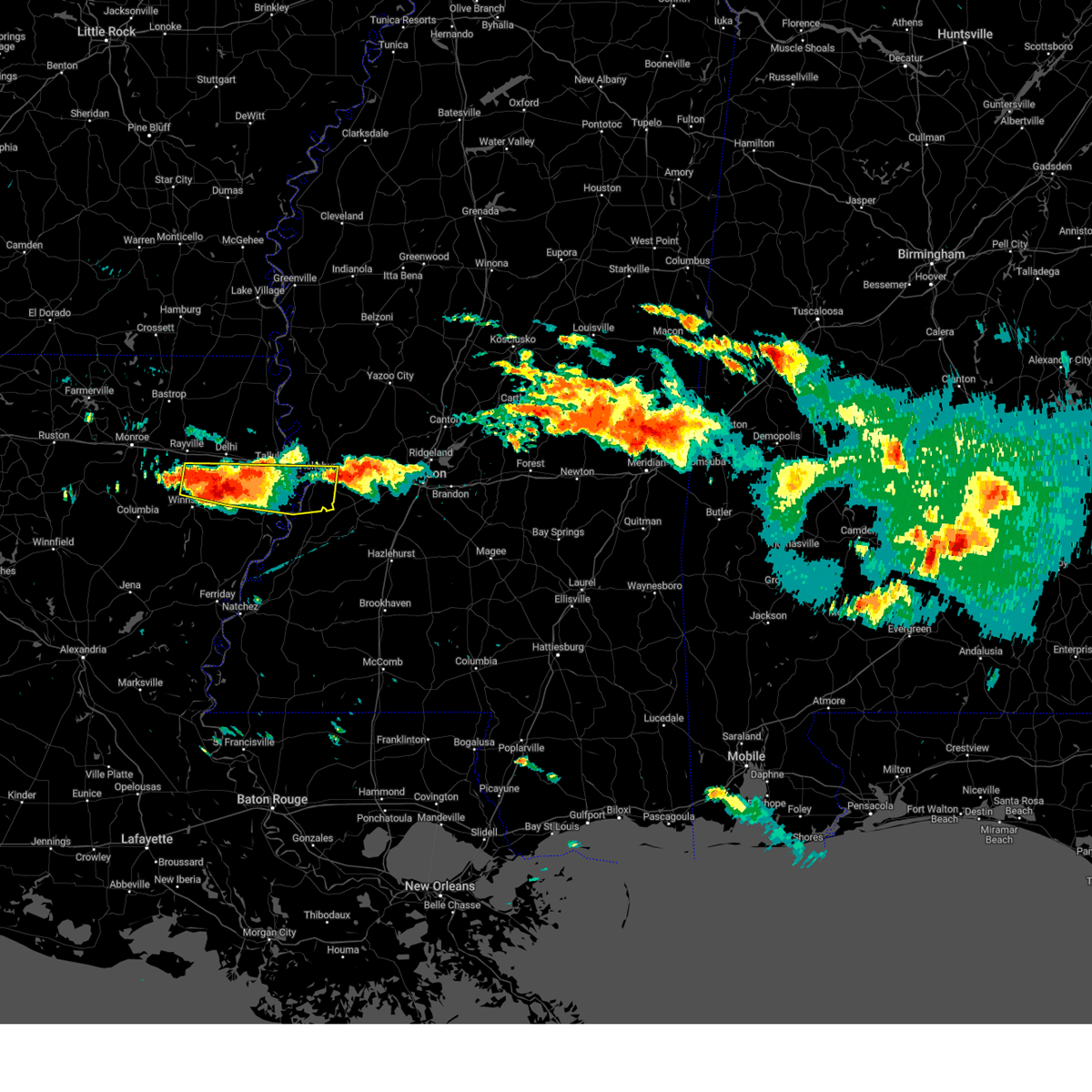 Interactive Hail Maps Hail Map for Vicksburg, MS