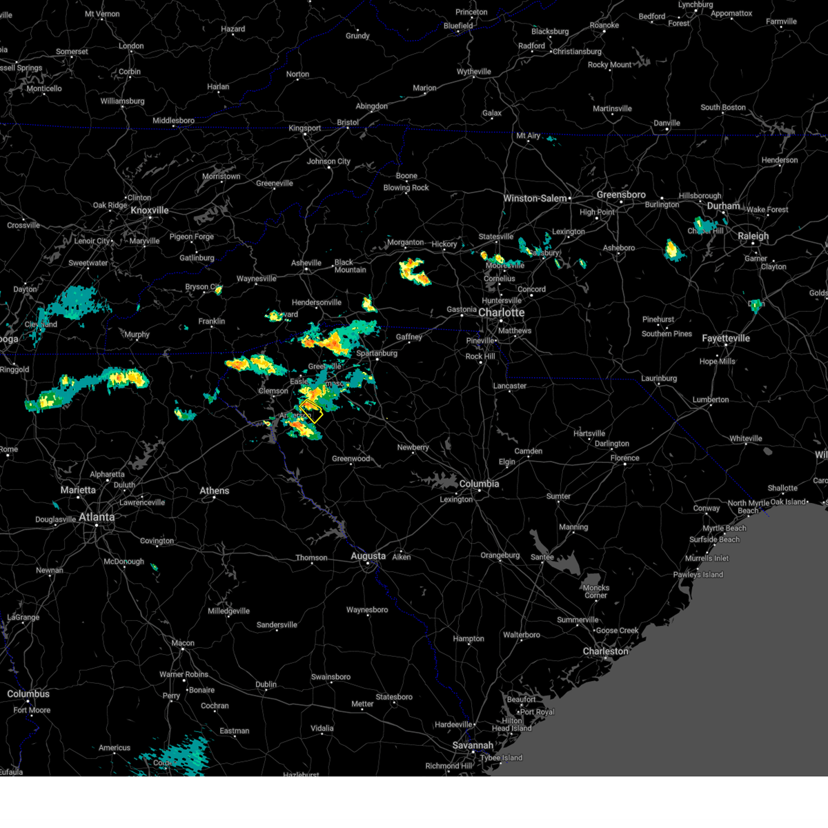 Interactive Hail Maps Hail Map for Williamston, SC
