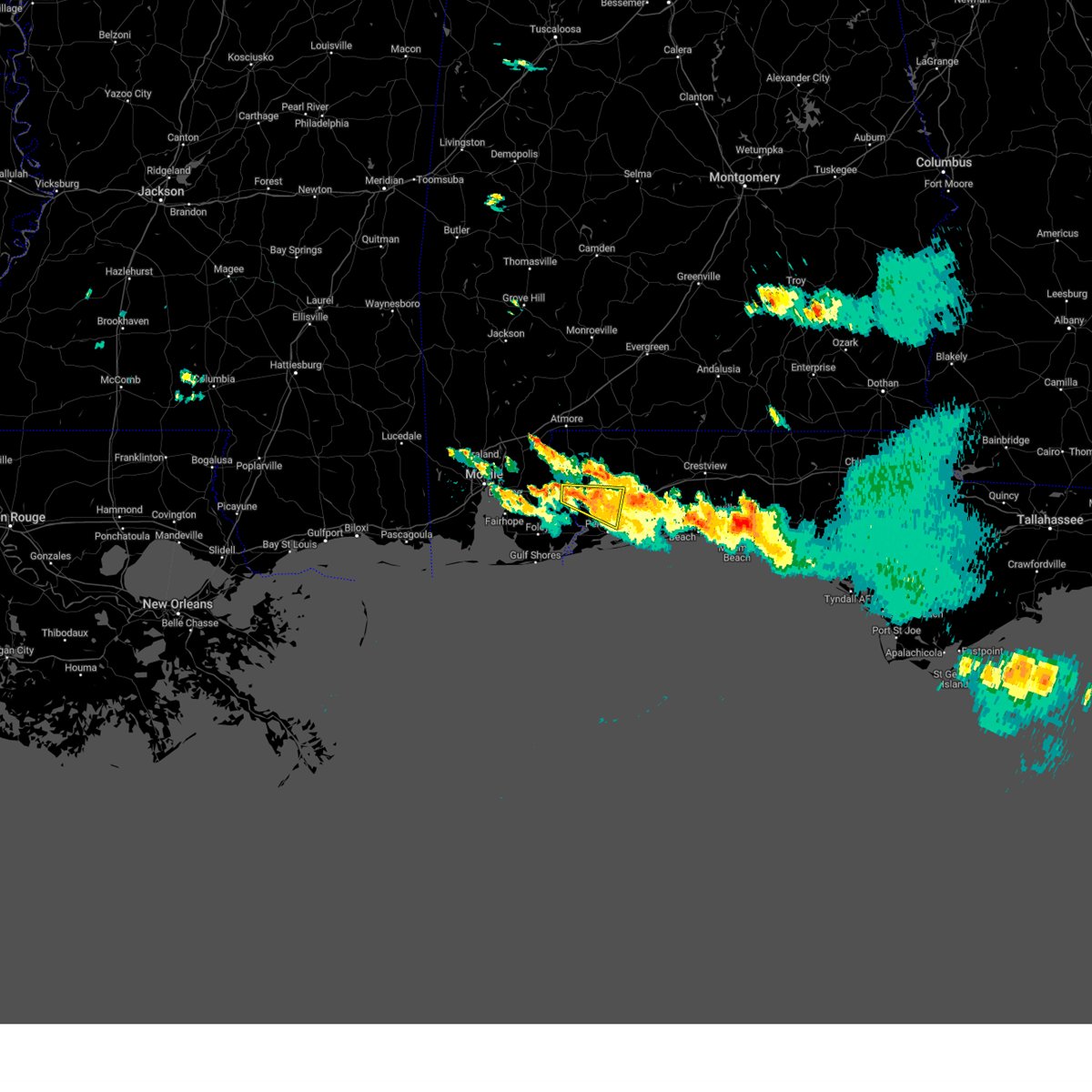 Interactive Hail Maps Hail Map for Molino, FL