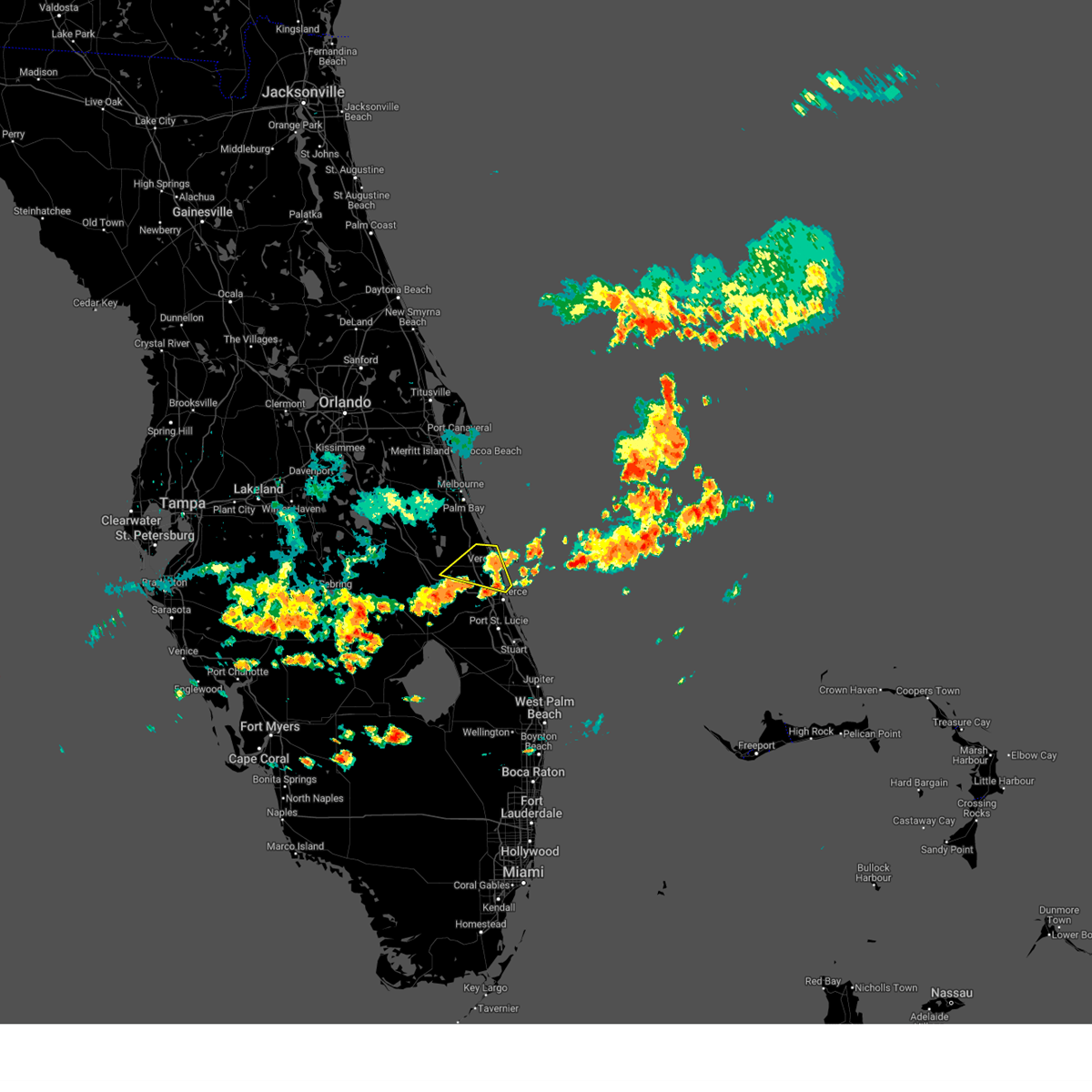Interactive Hail Maps Hail Map for Vero Beach, FL
