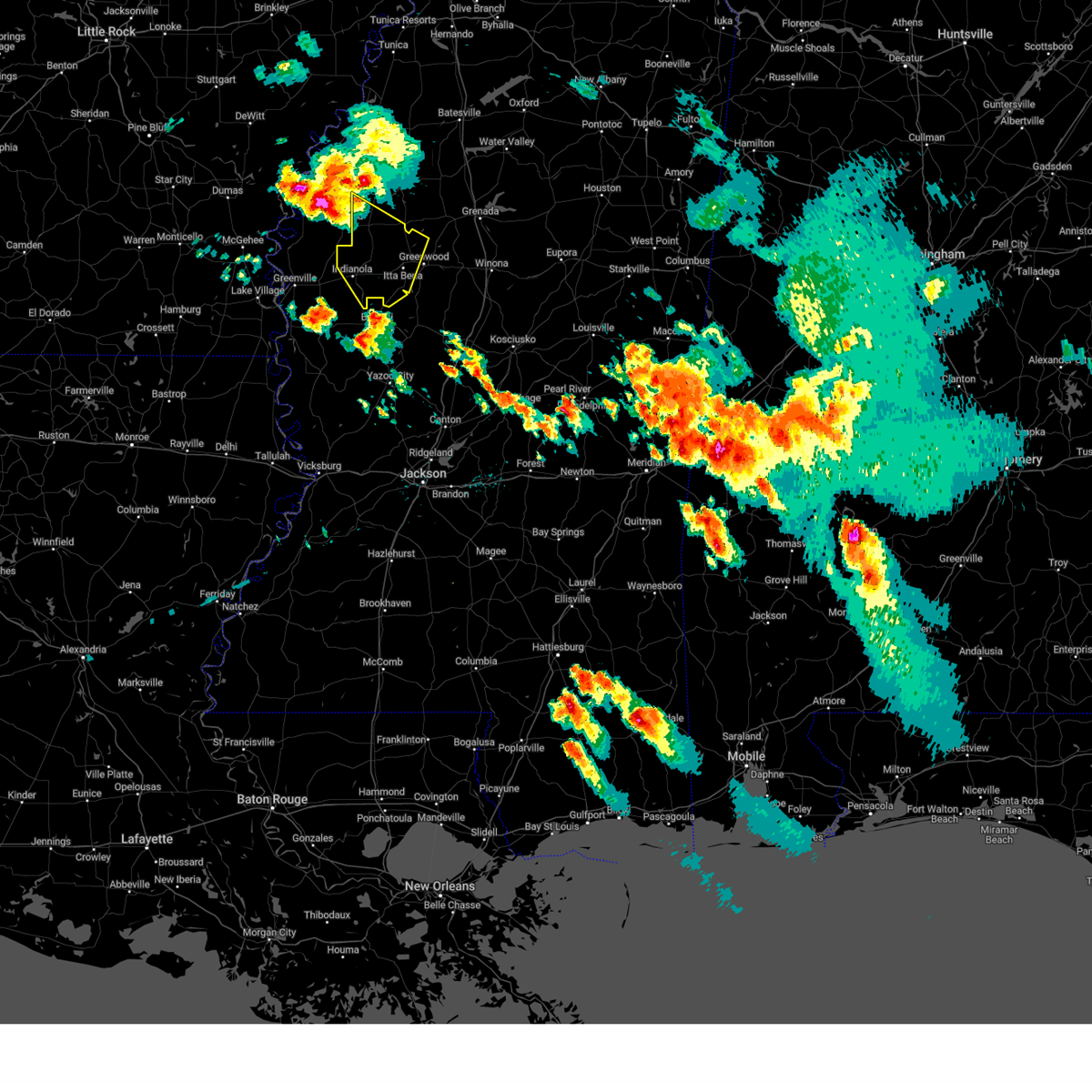 Interactive Hail Maps Hail Map for Drew, MS