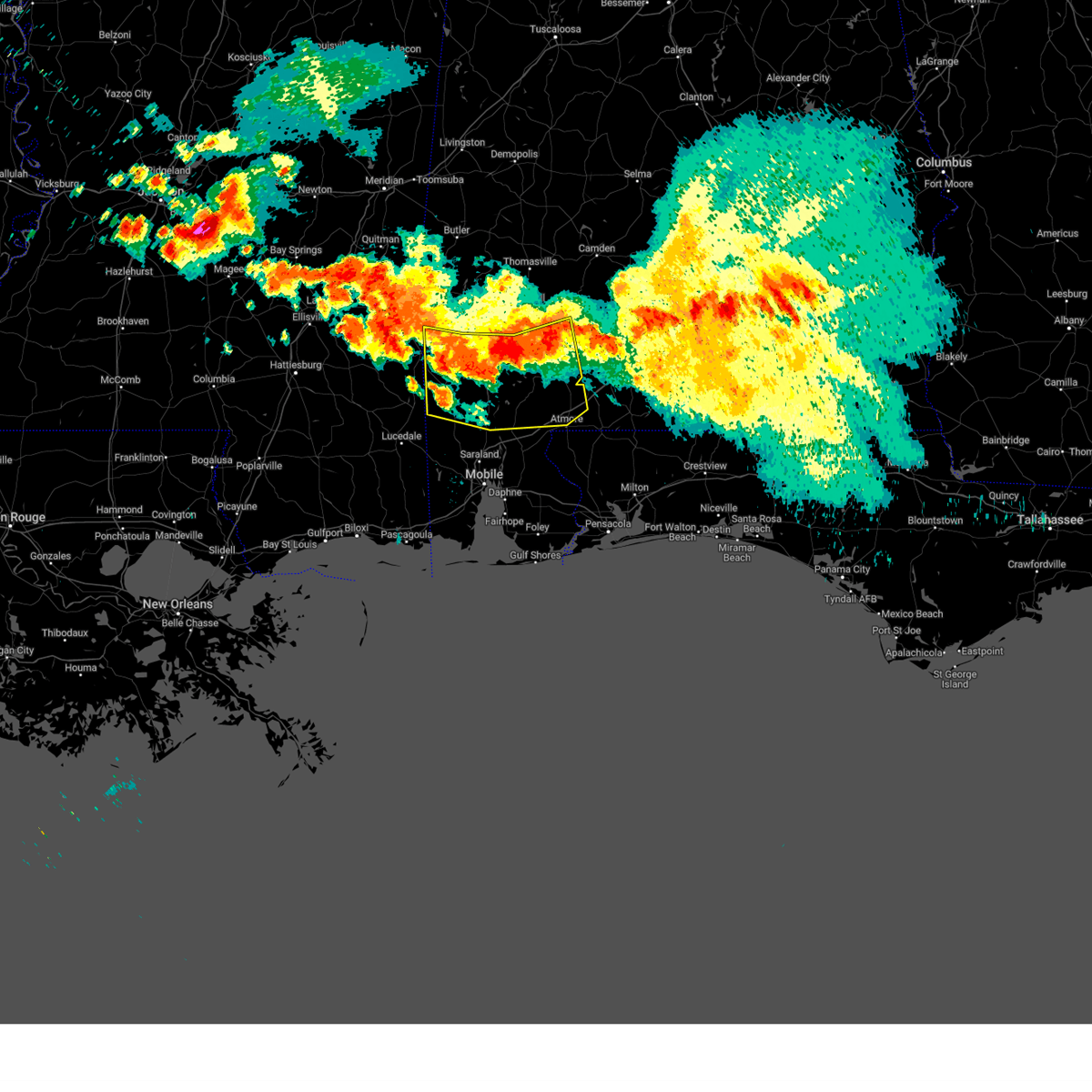 Interactive Hail Maps Hail Map for McIntosh, AL