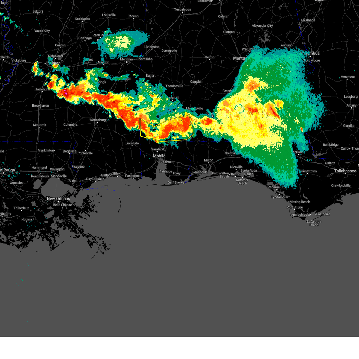 Interactive Hail Maps Hail Map for McIntosh, AL