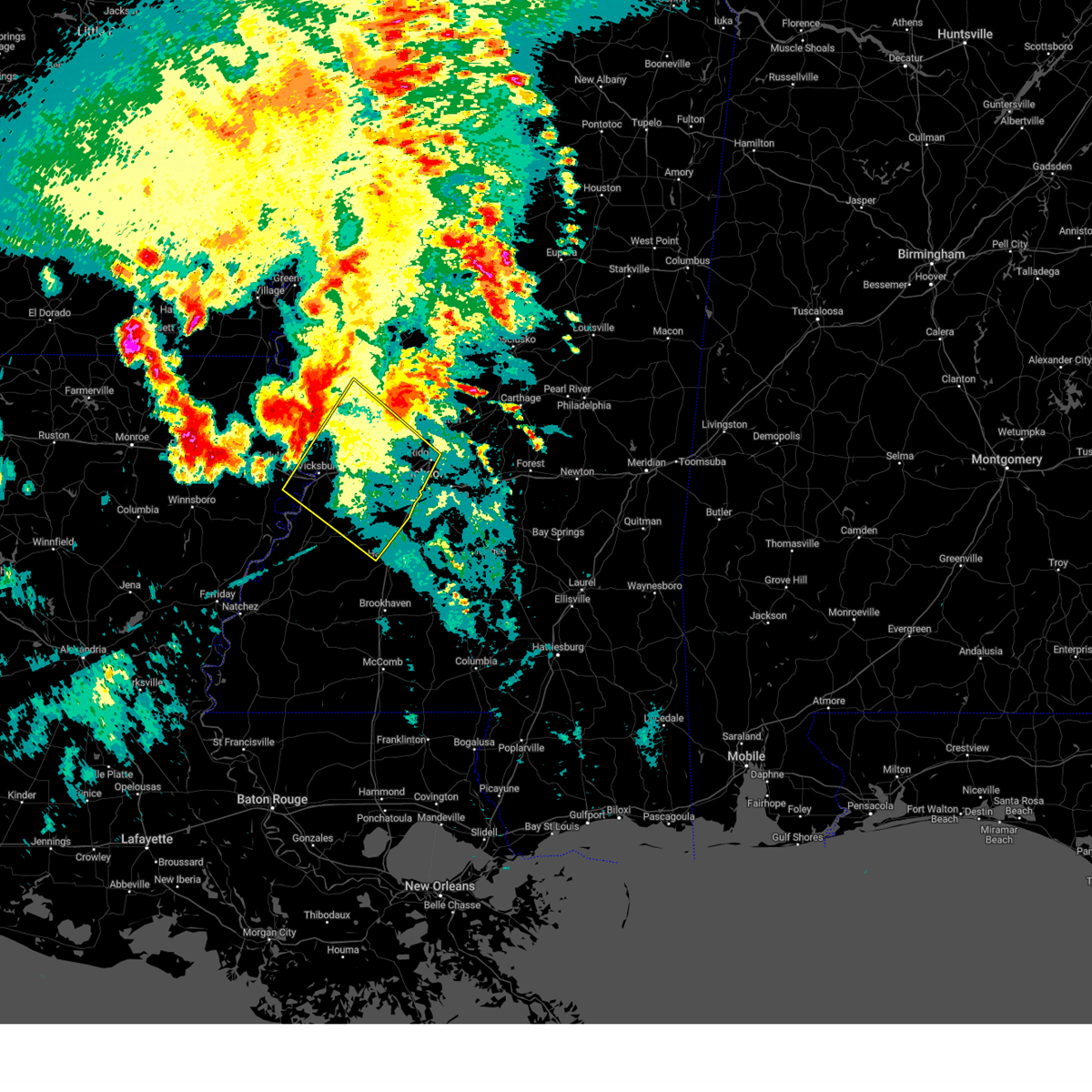 Interactive Hail Maps Hail Map for Vicksburg, MS
