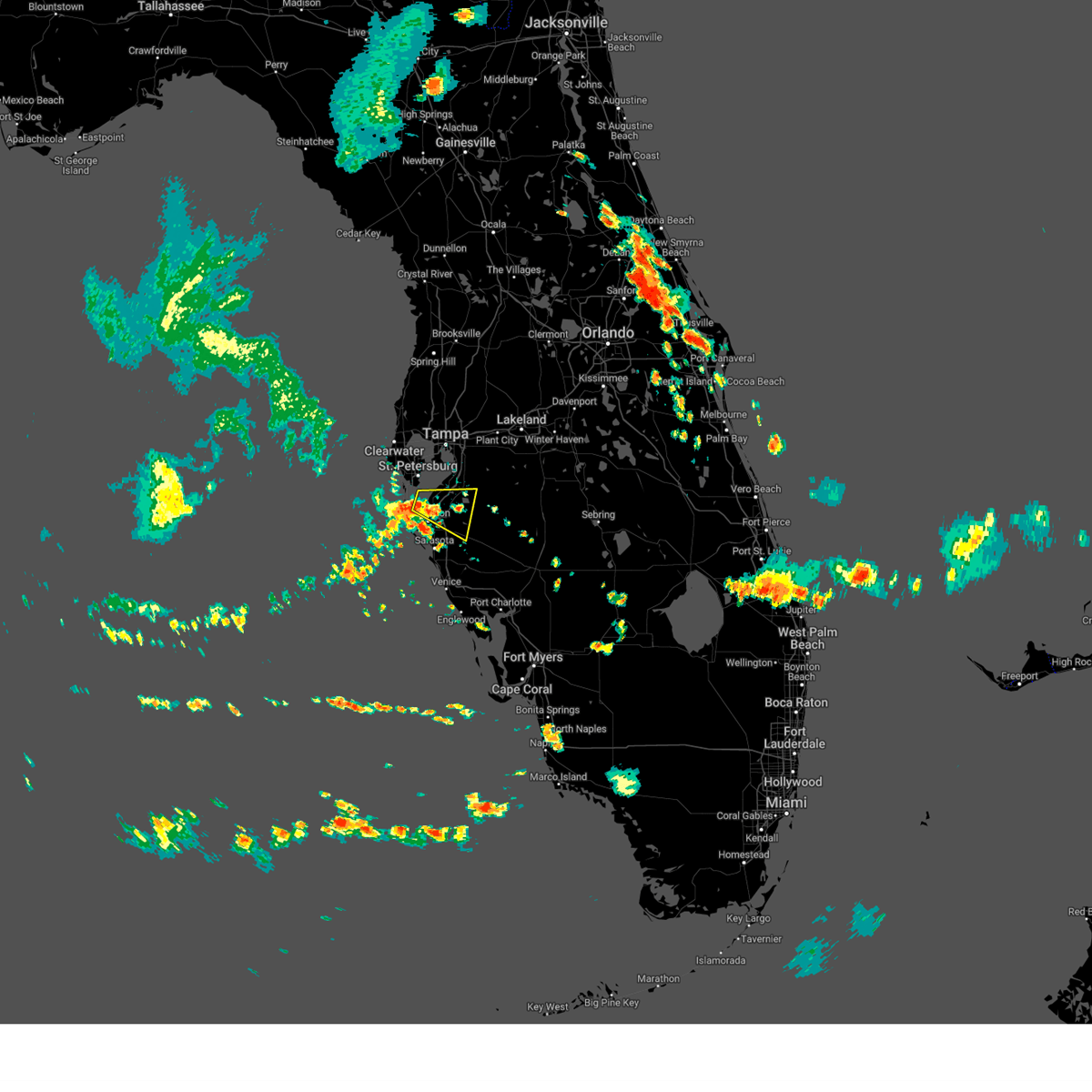 Interactive Hail Maps Hail Map for Bradenton, FL