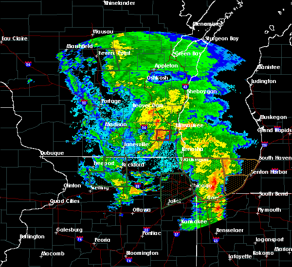 Interactive Hail Maps Hail Map for Pewaukee, WI