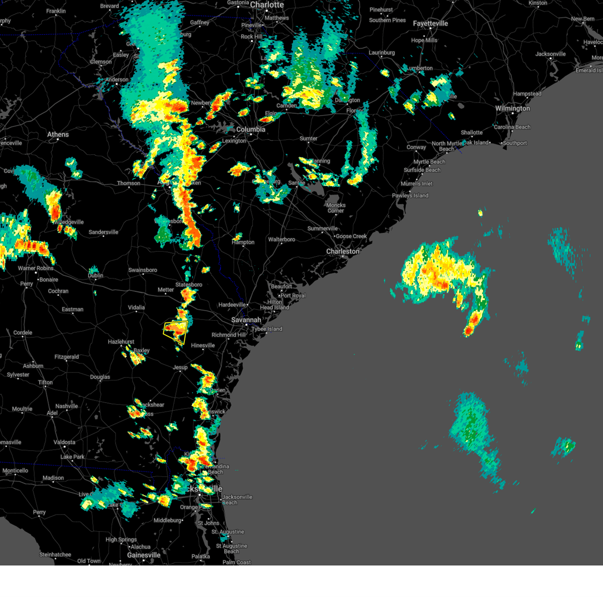 Interactive Hail Maps Hail Map for Glennville, GA