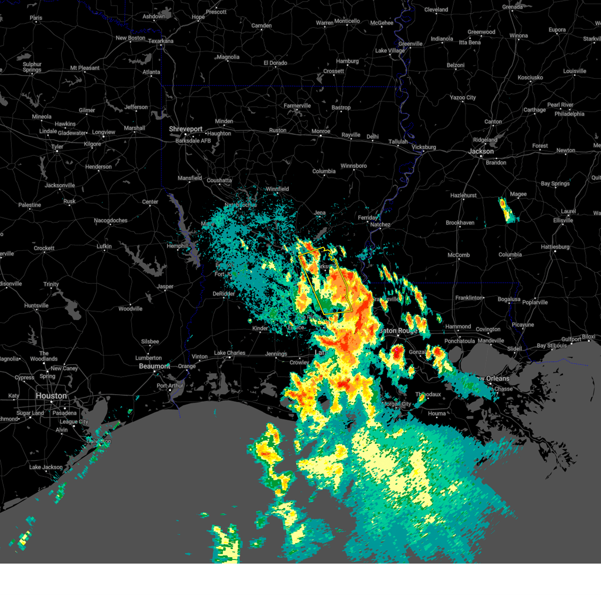 Interactive Hail Maps Hail Map for Bunkie, LA