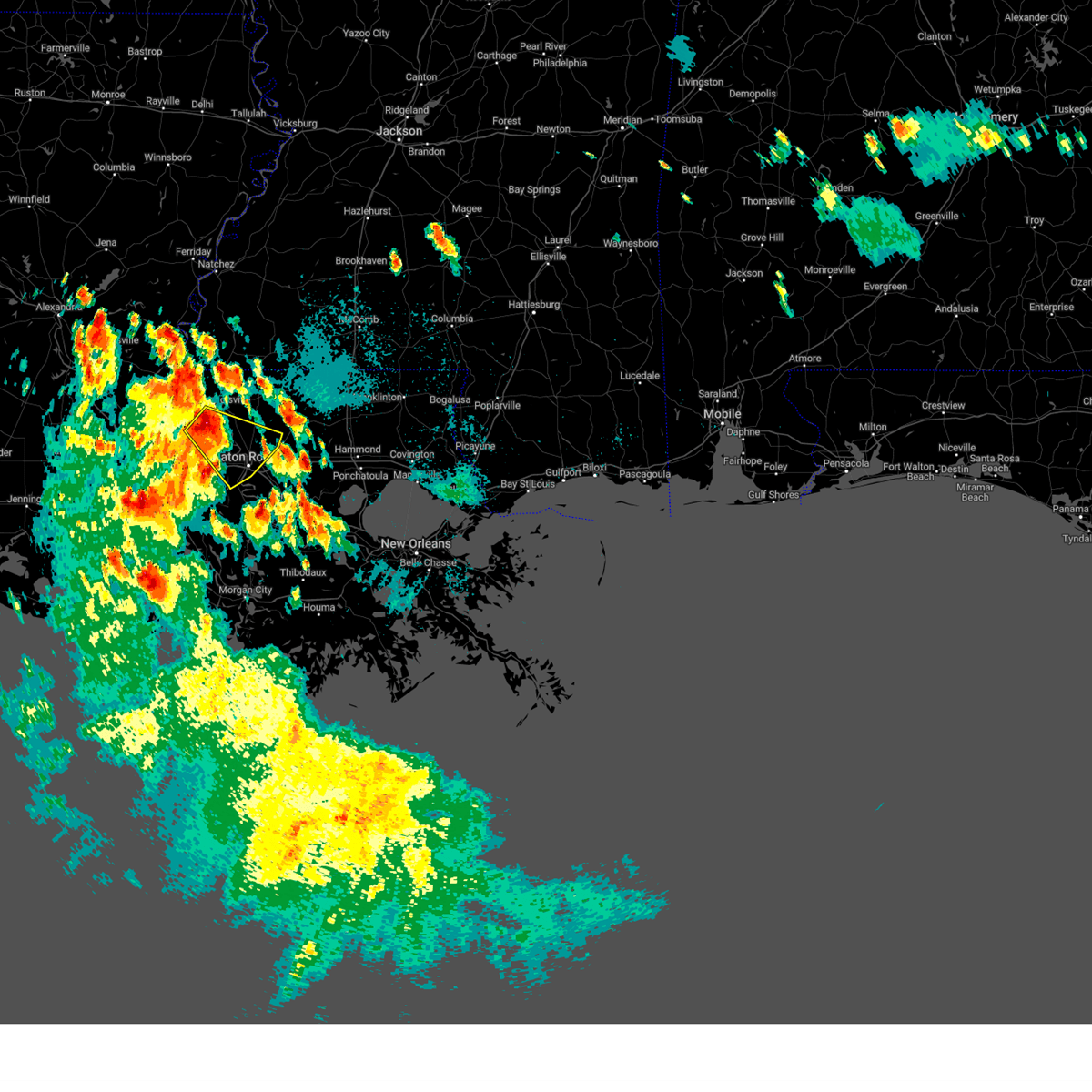 Interactive Hail Maps Hail Map for Livonia, LA