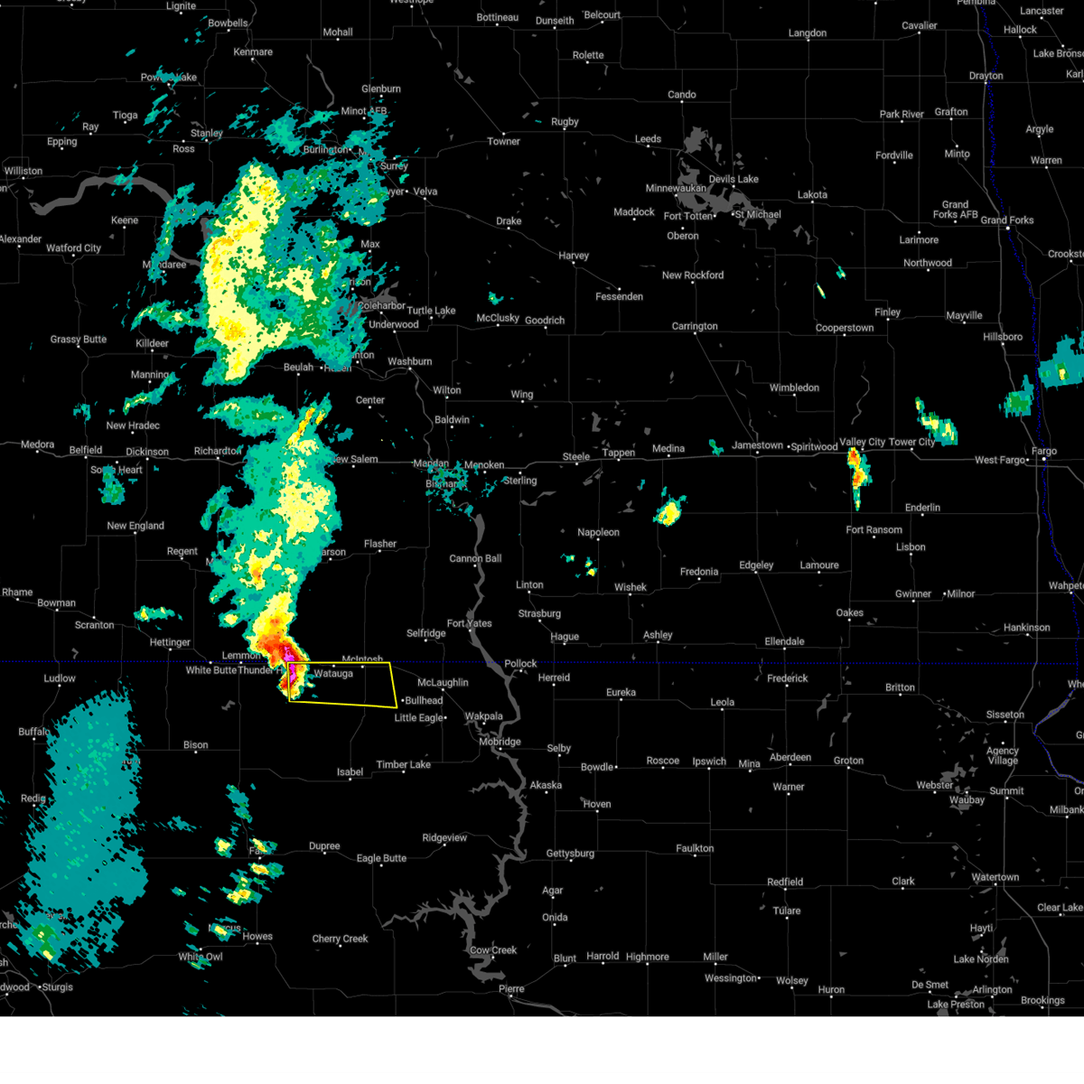 Interactive Hail Maps Hail Map for McIntosh, SD