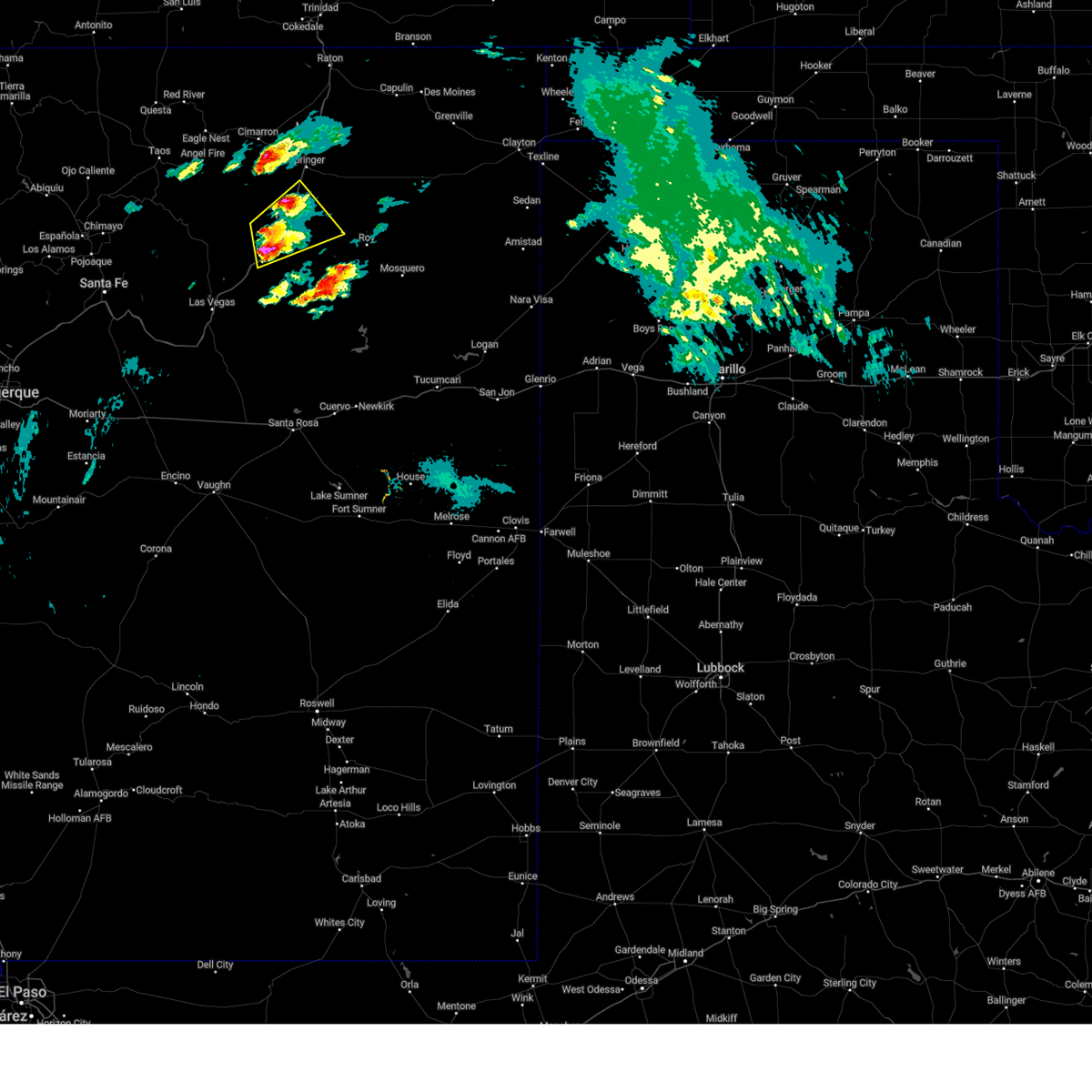Interactive Hail Maps Hail Map for Wagon Mound, NM