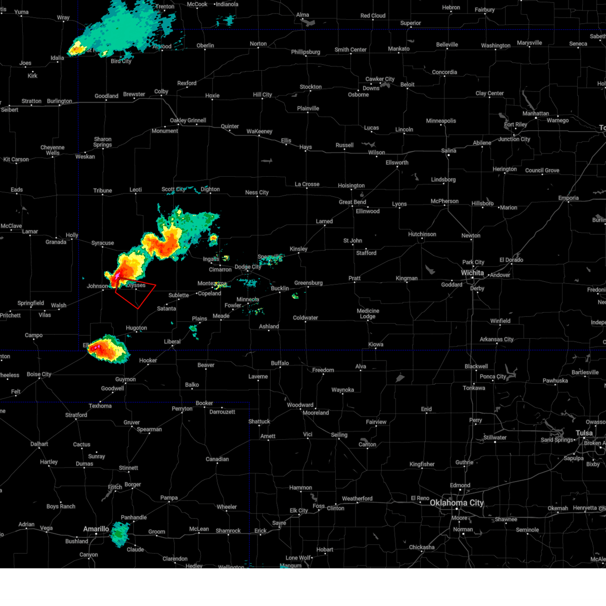 Interactive Hail Maps Hail Map for Ulysses, KS