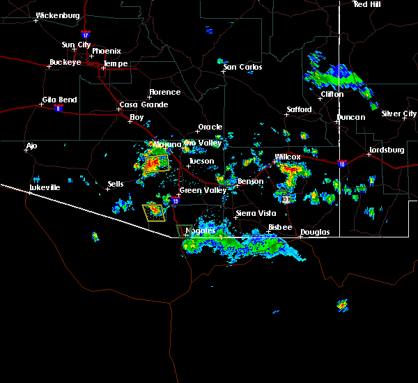 Interactive Hail Maps Hail Map for Tucson Estates, AZ