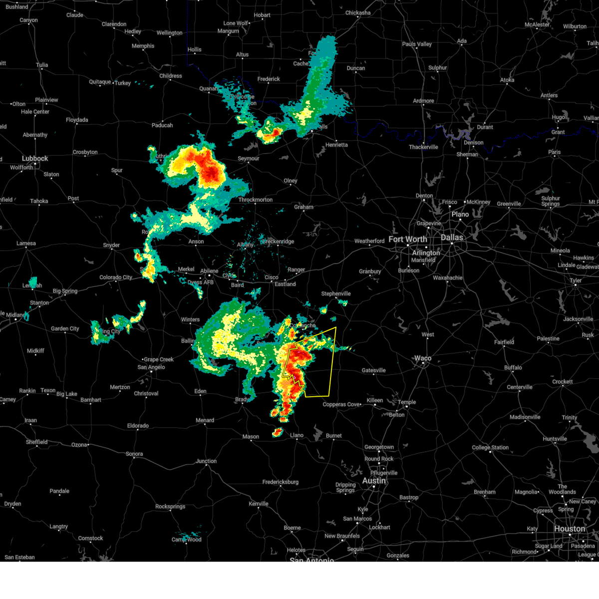 Interactive Hail Maps Hail Map for Lometa, TX