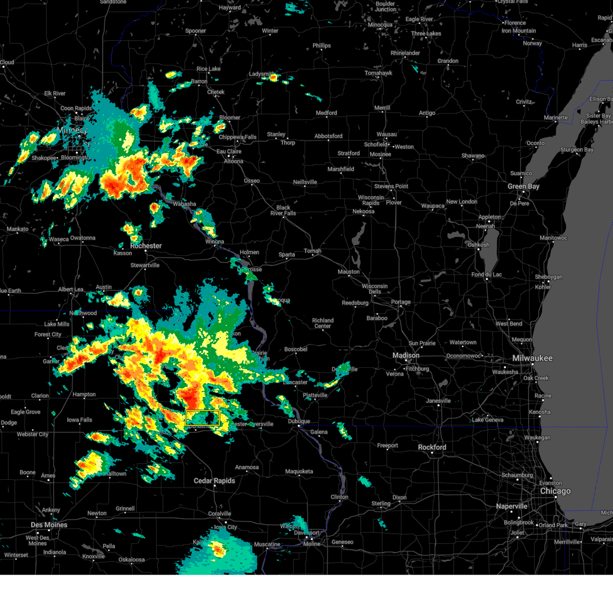 Interactive Hail Maps Hail Map for Lamont, IA
