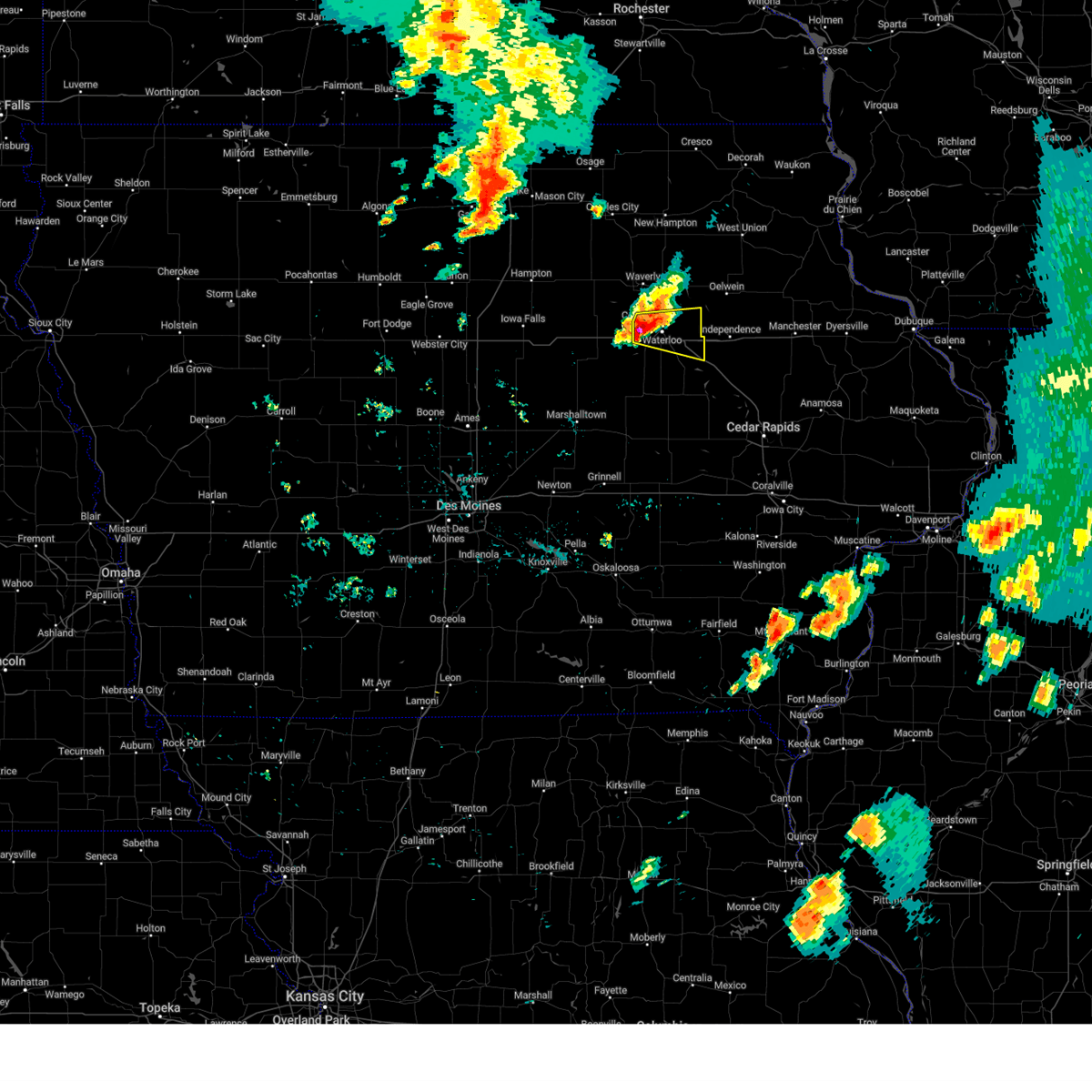 Interactive Hail Maps Hail Map for Washburn, IA
