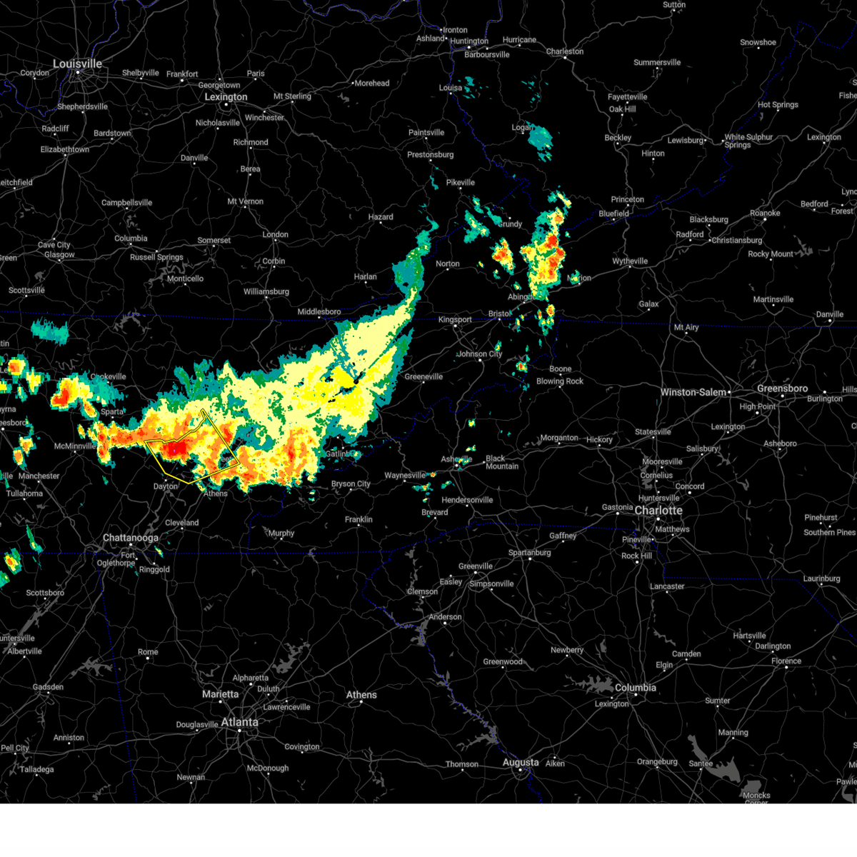 Interactive Hail Maps Hail Map for Rockwood, TN
