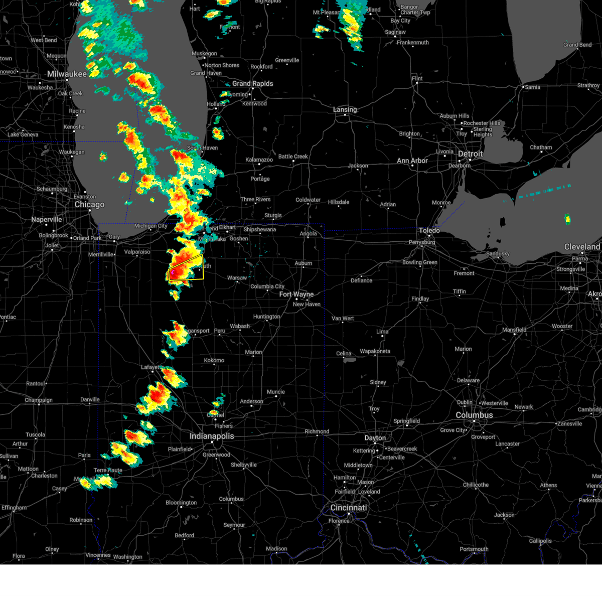 Interactive Hail Maps Hail Map for Knox, IN