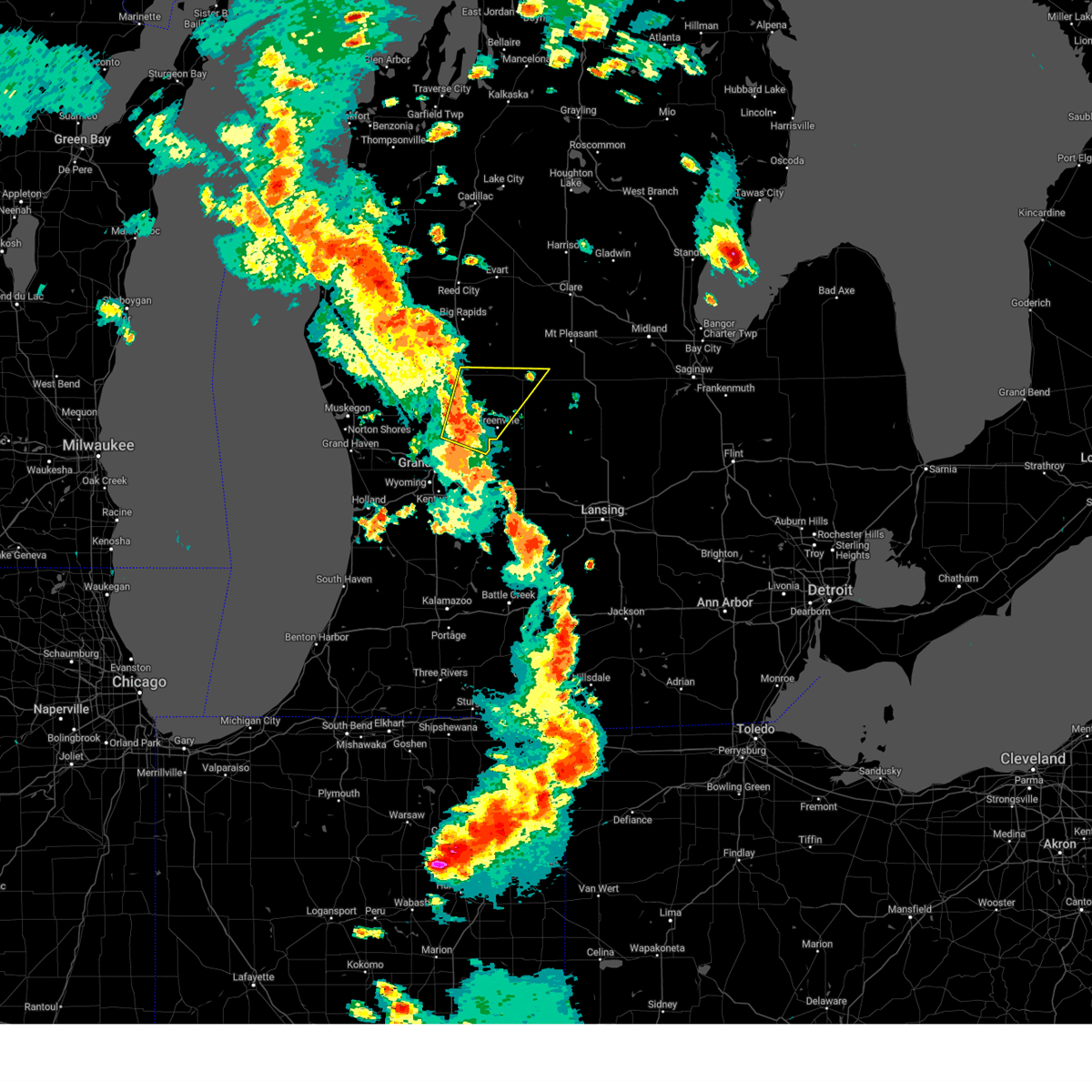 Interactive Hail Maps Hail Map for Stanton, MI