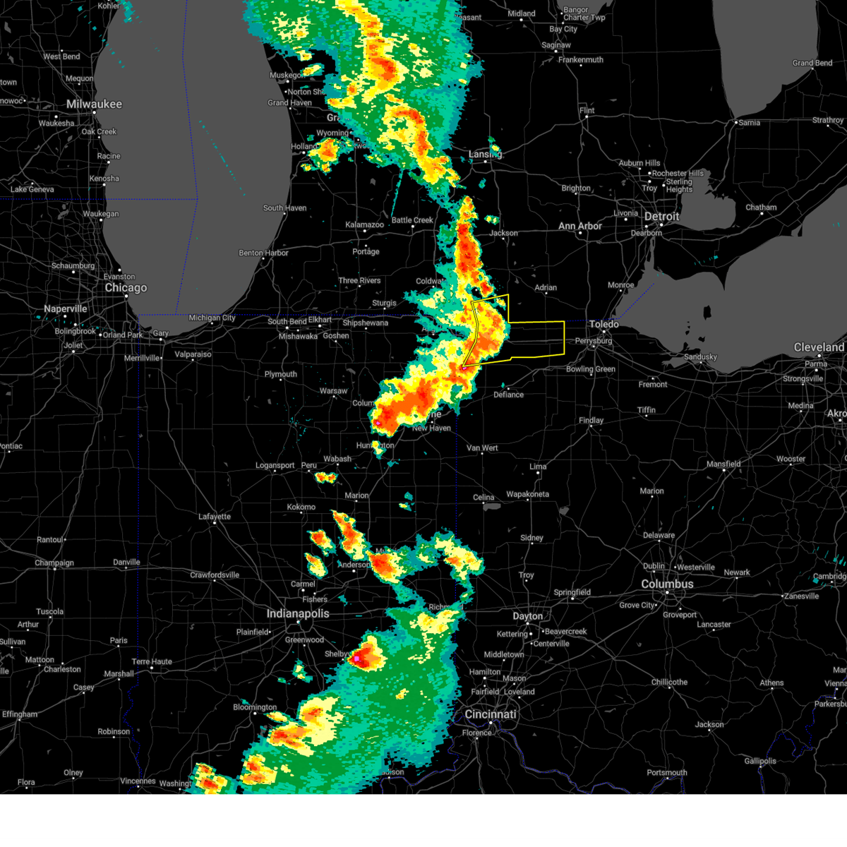 Interactive Hail Maps Hail Map for Delta, OH