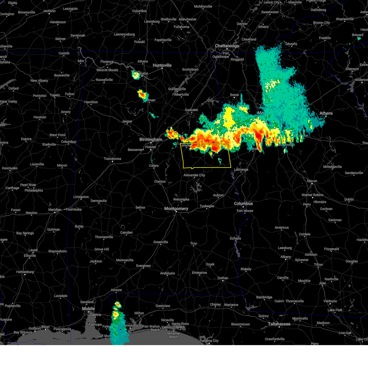 Interactive Hail Maps Hail Map for Wedowee, AL