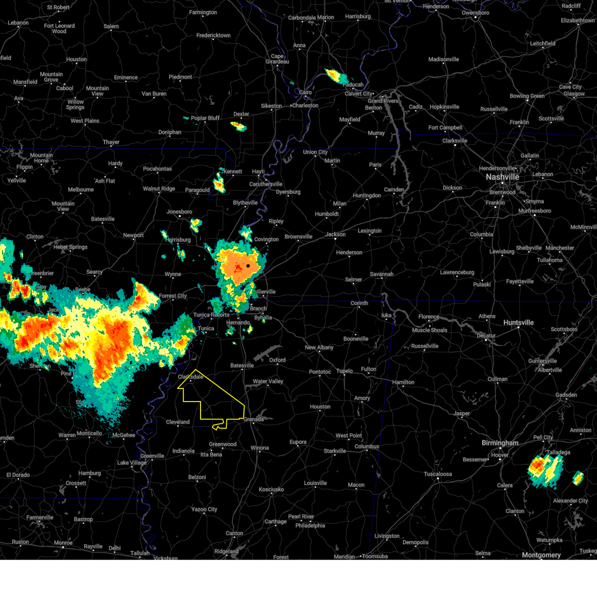 Interactive Hail Maps Hail Map for Charleston, MS