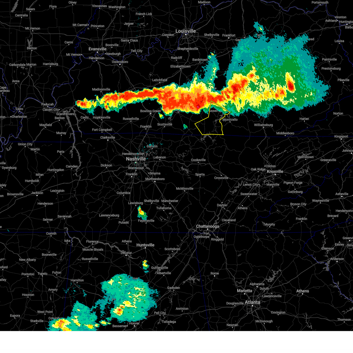 Interactive Hail Maps Hail Map for Jamestown, KY