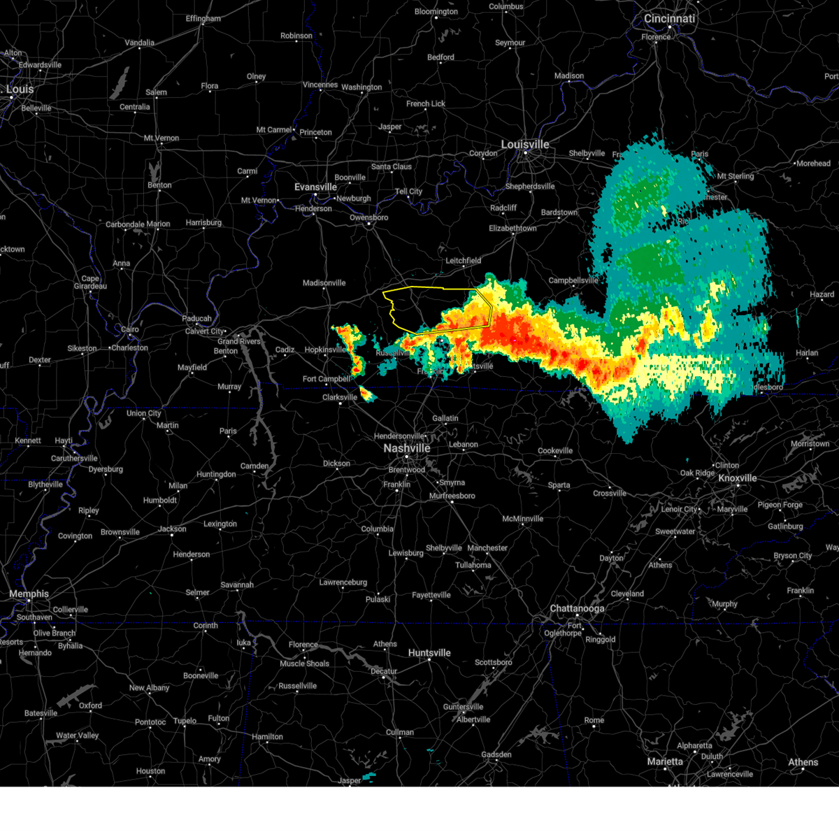 Interactive Hail Maps Hail Map for Smiths Grove, KY