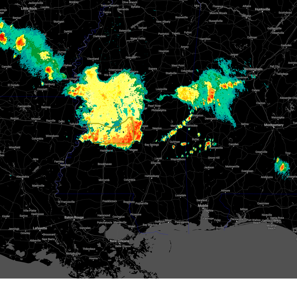 Interactive Hail Maps Hail Map for Vicksburg, MS