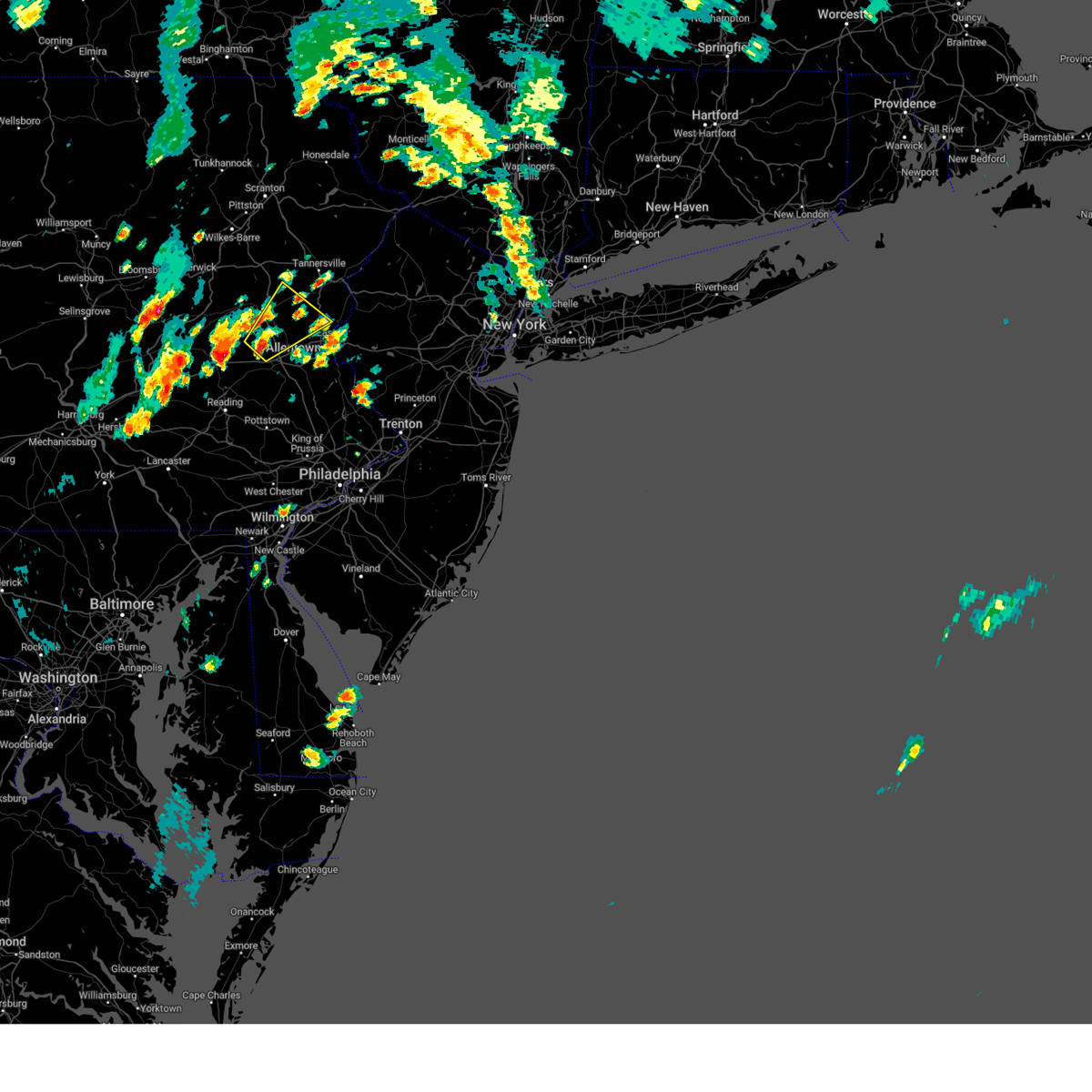 Interactive Hail Maps Hail Map for Northampton, PA