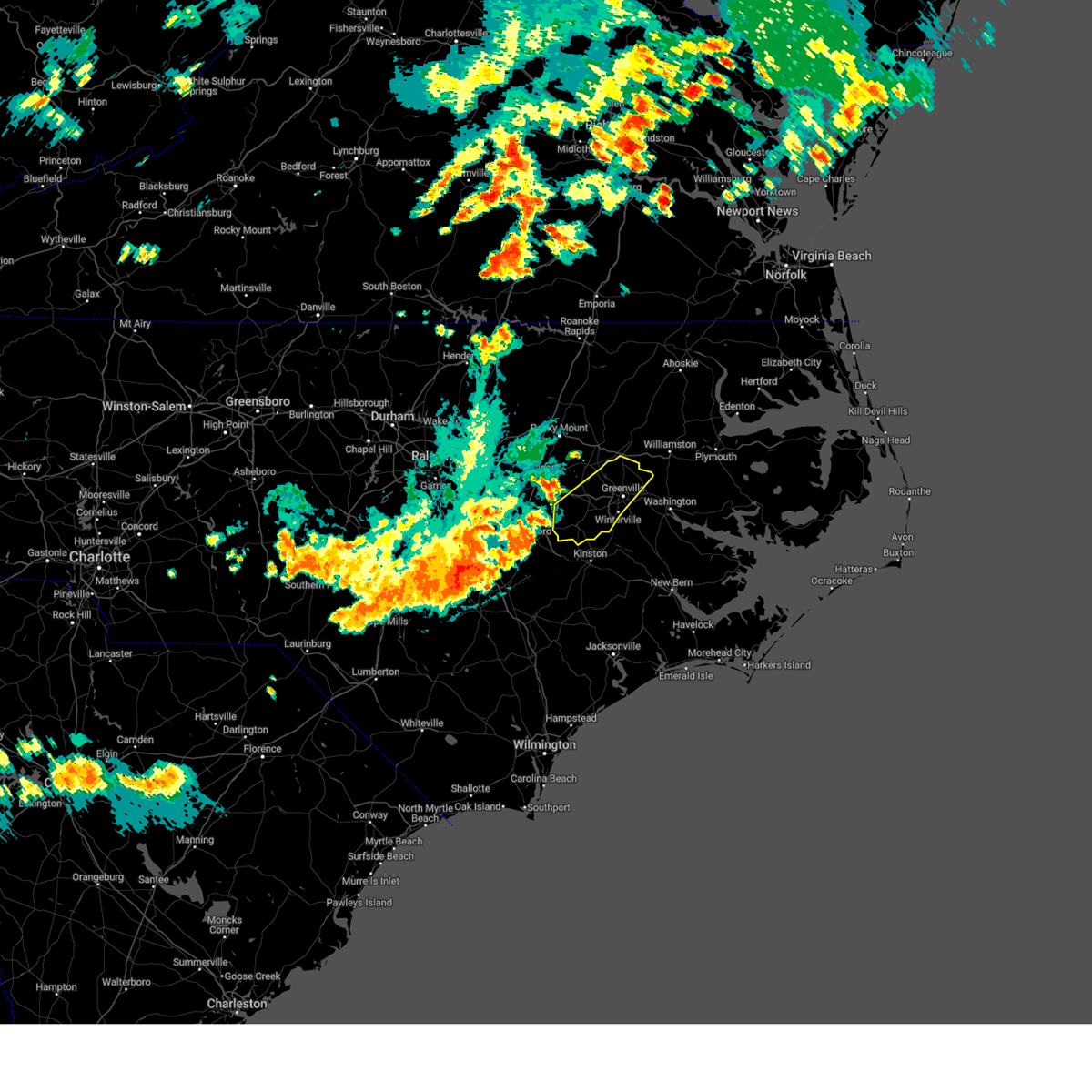 Interactive Hail Maps Hail Map for Greenville, NC