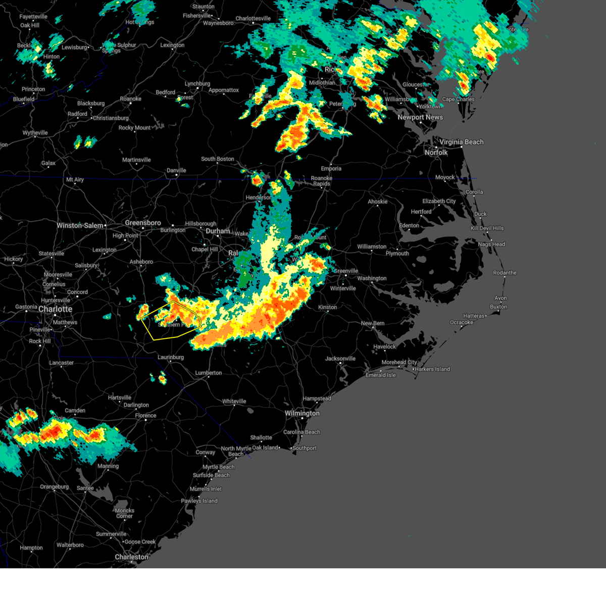 Interactive Hail Maps Hail Map for Southern Pines, NC