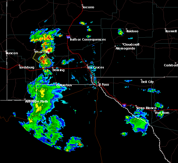 Interactive Hail Maps Hail Map for North Hurley, NM