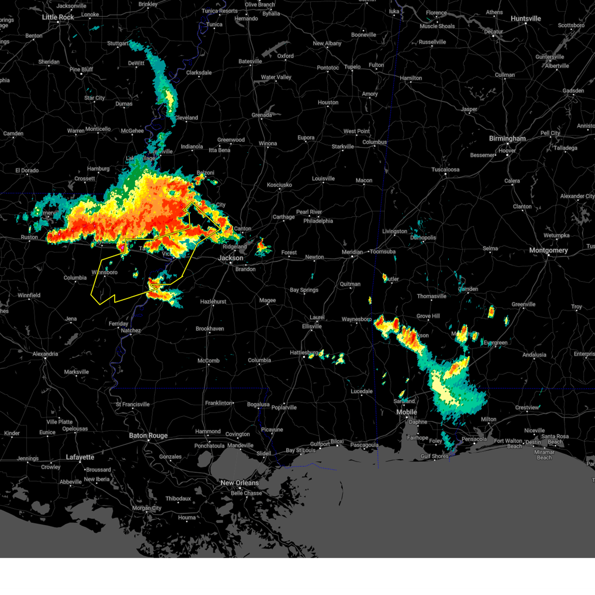 Interactive Hail Maps Hail Map for Vicksburg, MS