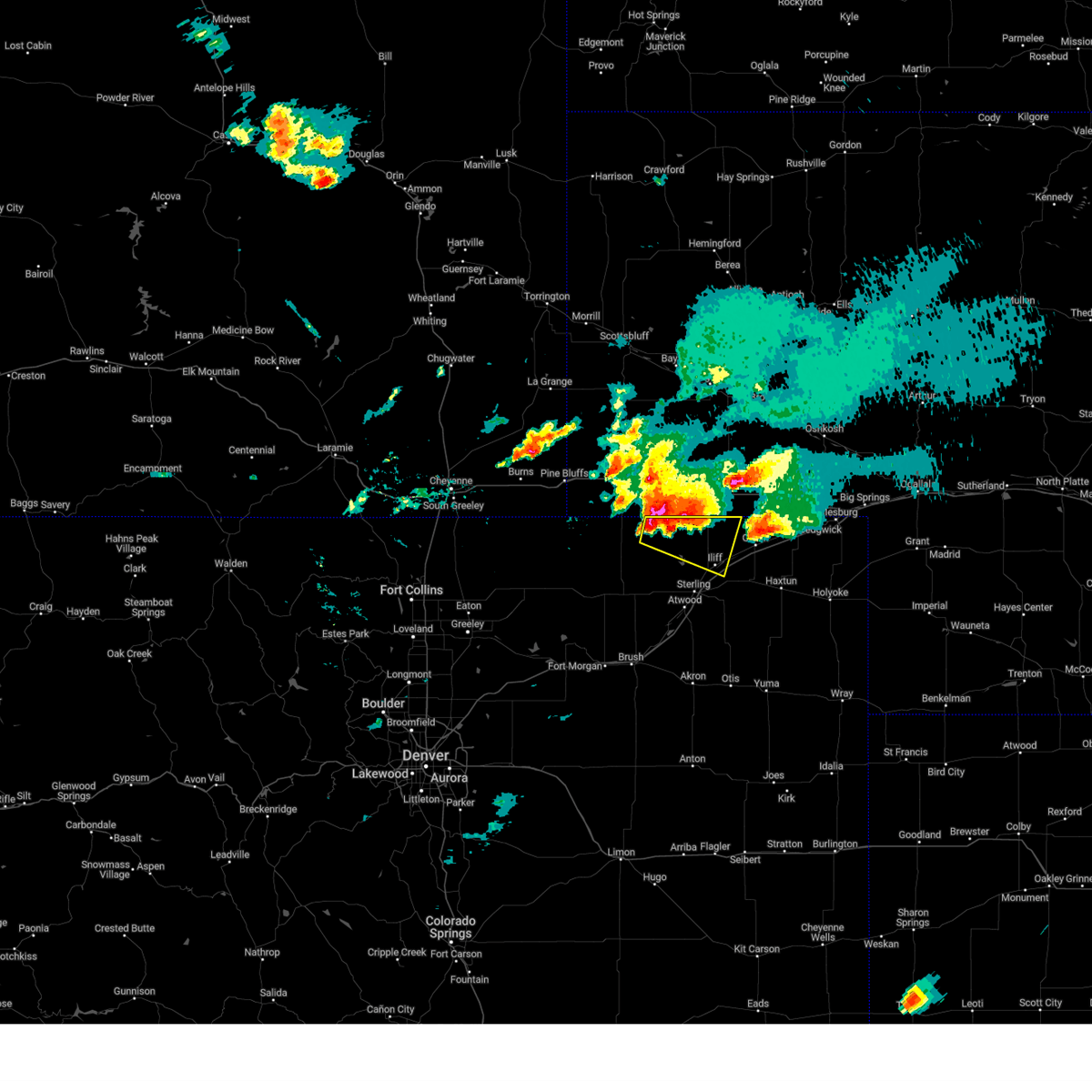 Interactive Hail Maps Hail Map for Peetz, CO