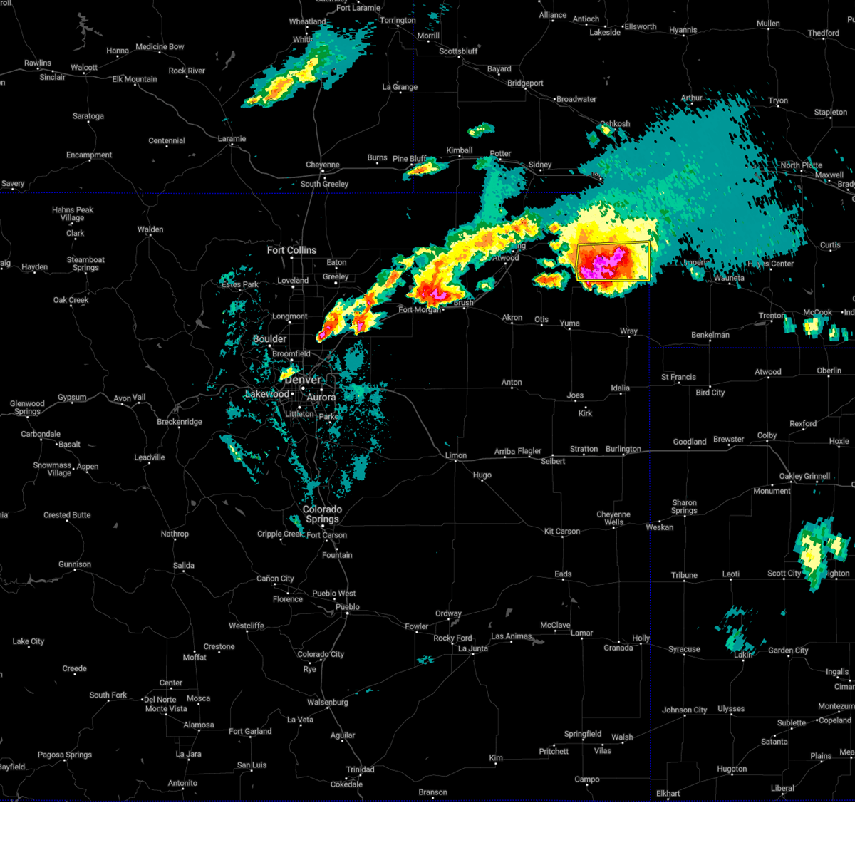 Interactive Hail Maps Hail Map for Haxtun, CO