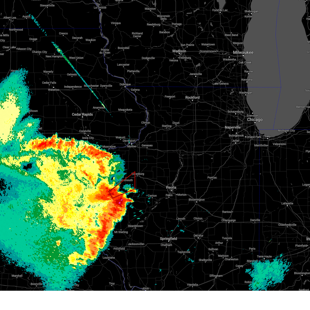 Interactive Hail Maps Hail Map for Roseville, IL